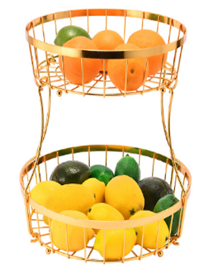 2 Tier Fruit Basket YM1138G