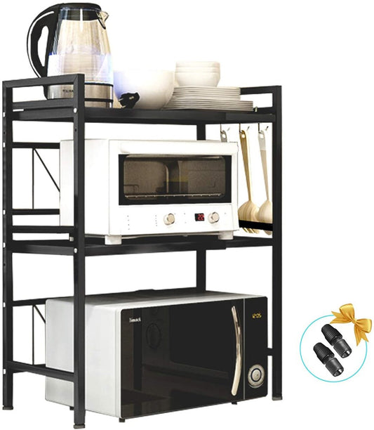 Microwave Shelf Rack Expandable 3 Tier Stand