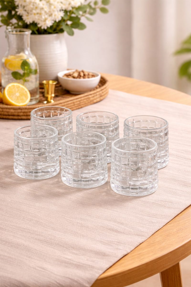 Glass Cup 260mL 6pc 309D