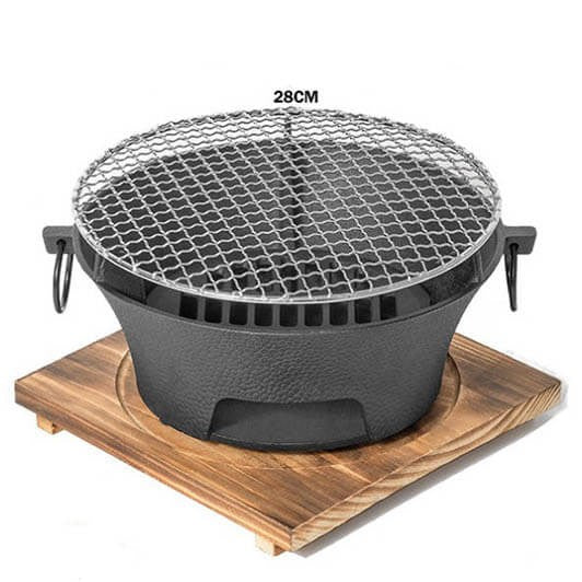 BBQ Charcoal Food Stove Grill 30cm