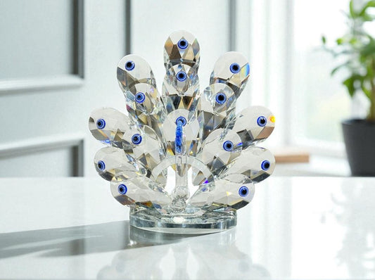 Peacock Crystal Decor 3195-17
