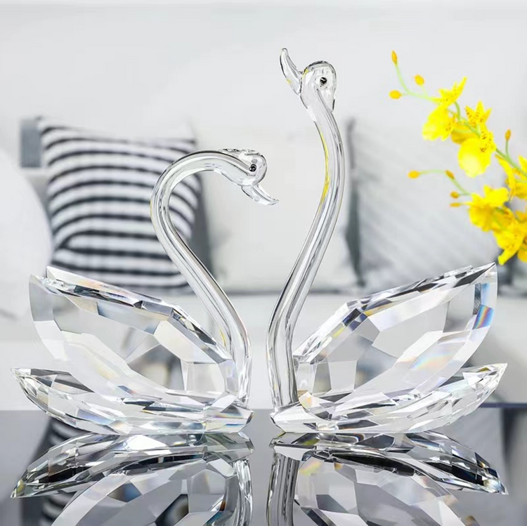 Swan Glass Crystal Decor 3195-20