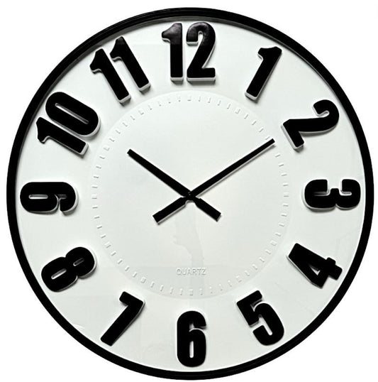 75cm White Wall Clock 3582-4