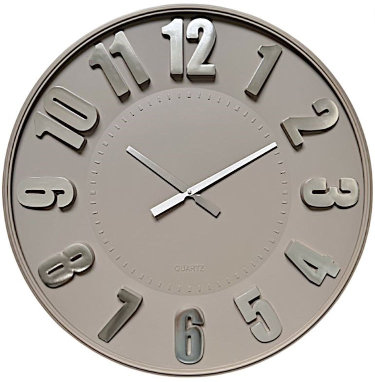 75cm Beige Wall Clock 3582-7