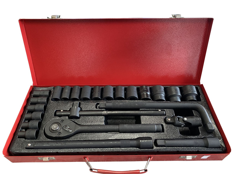 Socket Set 1/2'' Black 24pc DJPE-25581