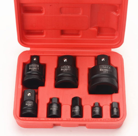 SOCKET SET BLACK IMPACT ADAPTER