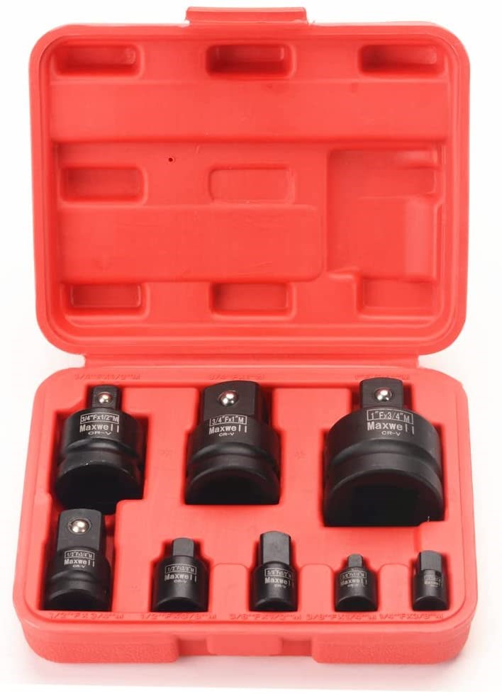 SOCKET SET BLACK IMPACT ADAPTER