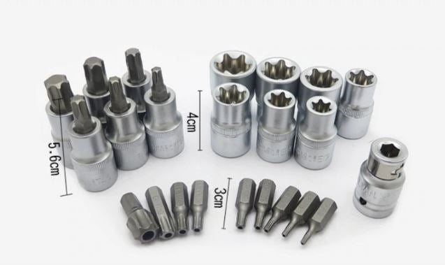E-Socket Torx Bits 23pc A-11