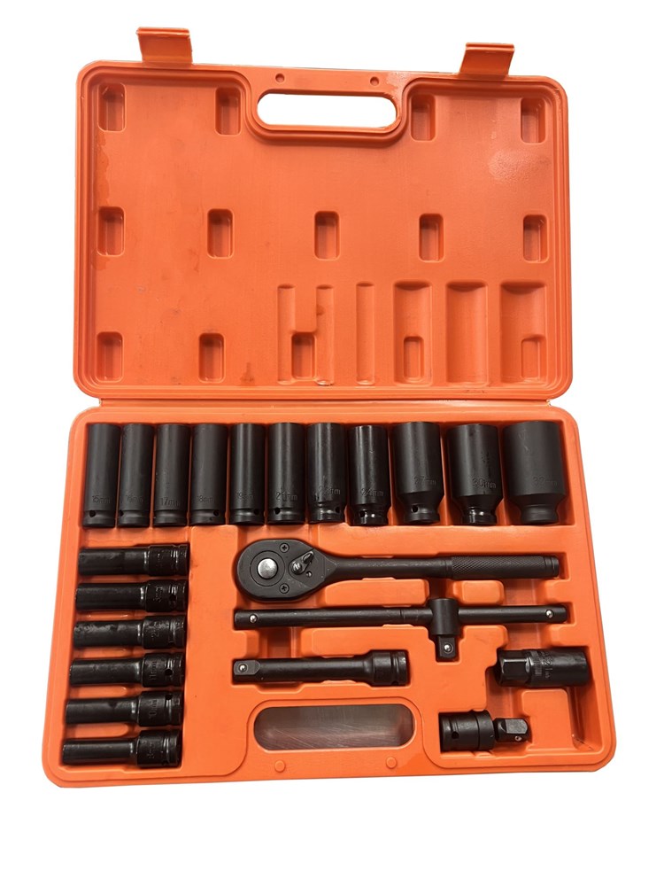 Black Impact Socket 23pc 1/2" A-28 SDTT22