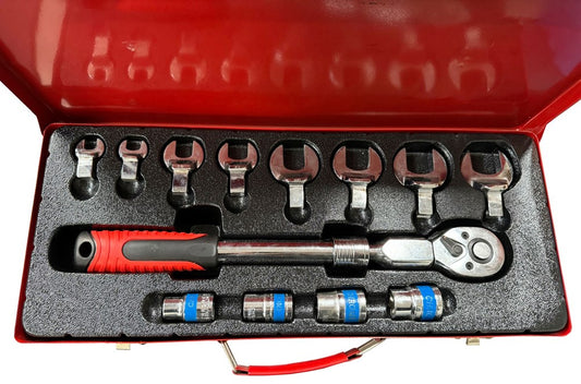 Adjustable Wrench & Socket 13pc DJPE-KSKK13