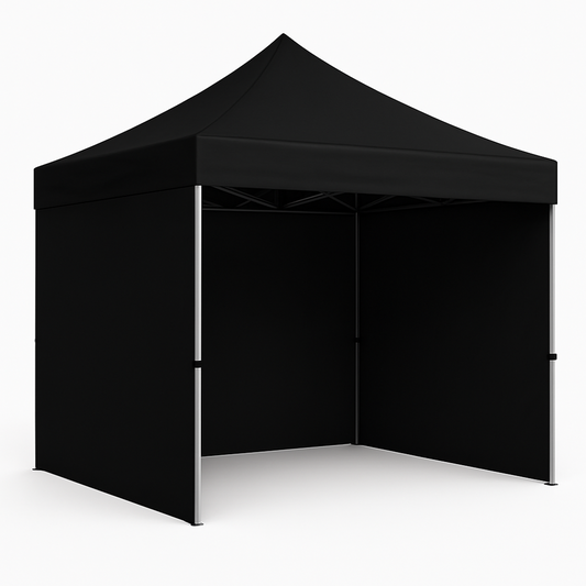 Gazebo Aluminum 3m x 3m | 3 Side Walls | Outdoor Pop-Up Shelter