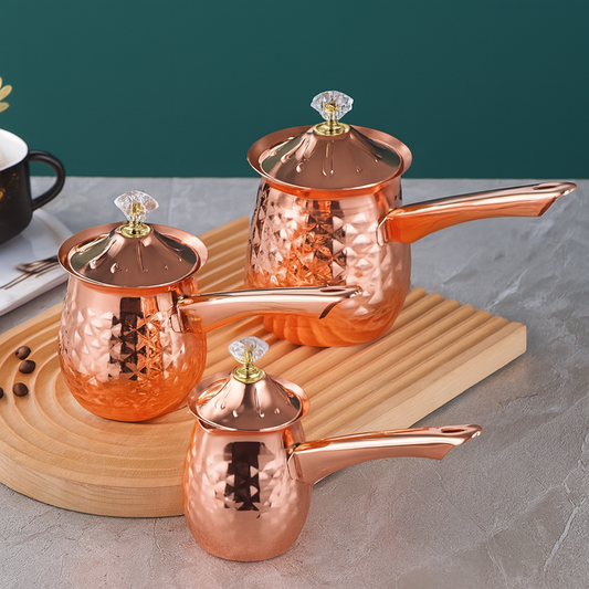 Stainless Steel Milk Pot 3pc