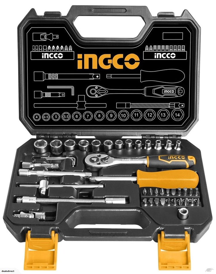 Socket Set 45pc 1/4" HKTS14451