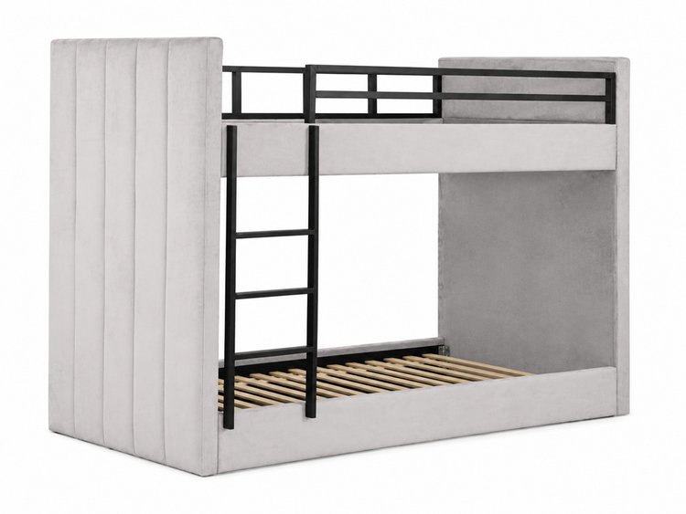 4879 Velvet Bunk Bed Frame
