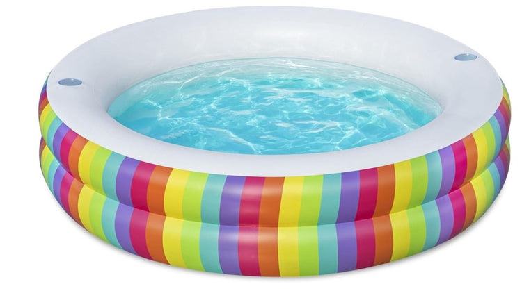 Family Inflatable Colorful Pool 2.06m x 2.06m 54443