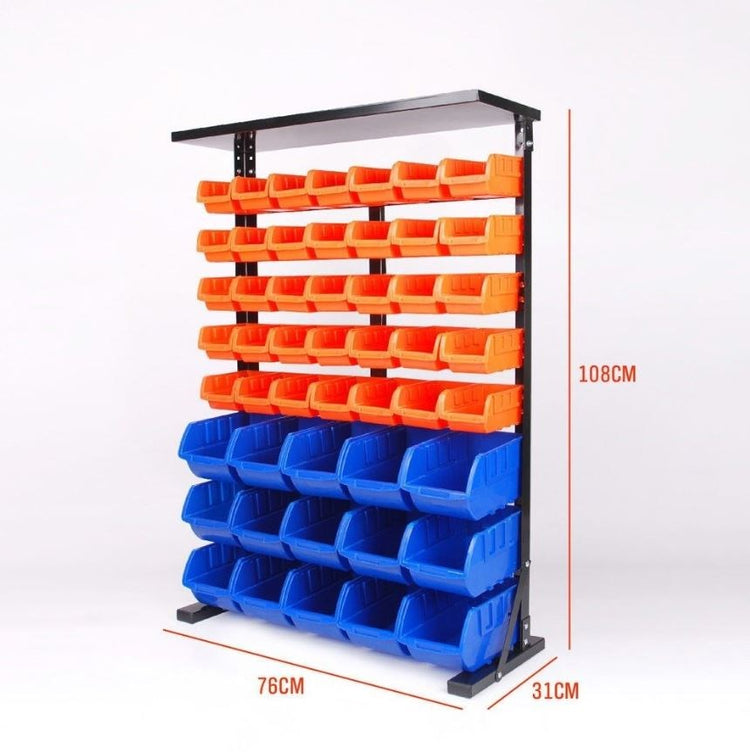 50pc Storage Bin Box Wall Mount 55034