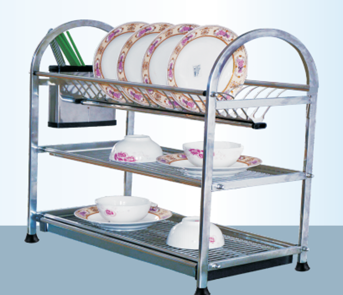 Dish Rack 3 Tier S/S 31960b