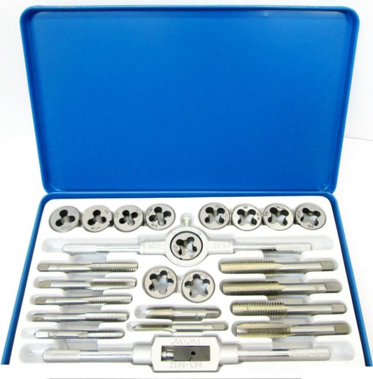 24pc Tap & Die Set Alloy Tool Steel