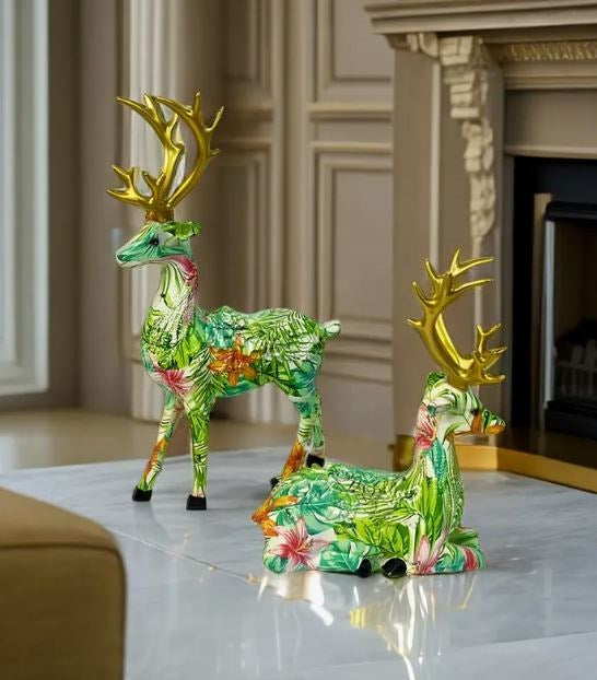 2PC Reindeer Decor 591