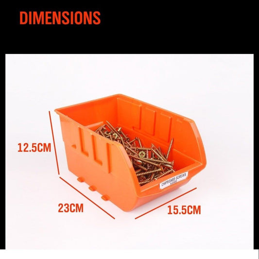 Wall Storage Bin Rack 4pc SDY-97903