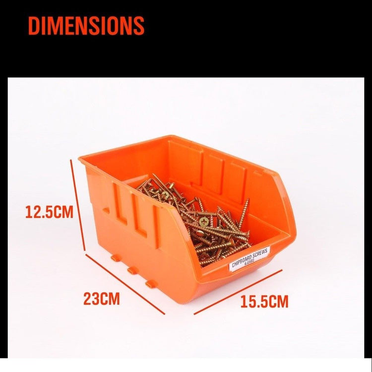 Wall Storage Bin Rack 4pc SDY-97903