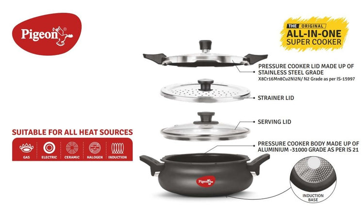 Pigeon All-in-1 Super Pressure Cooker 3L 620-H