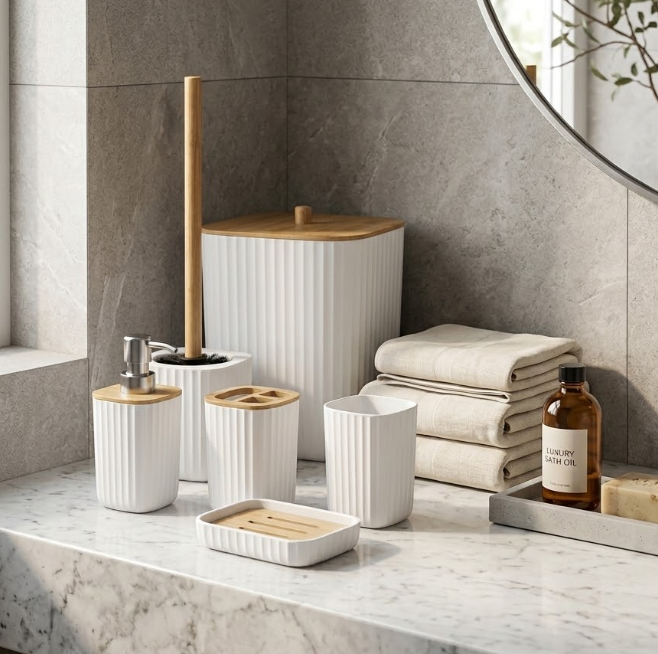 Bathroom Accessories 6pc Set 6638