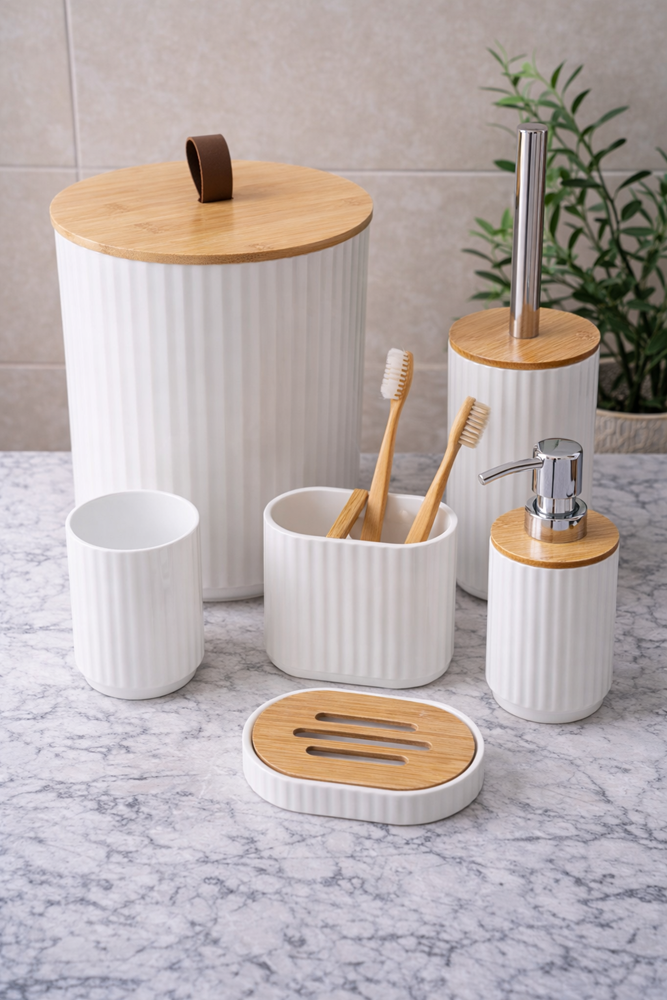 Bathroom Accessories 6pc Set 6660