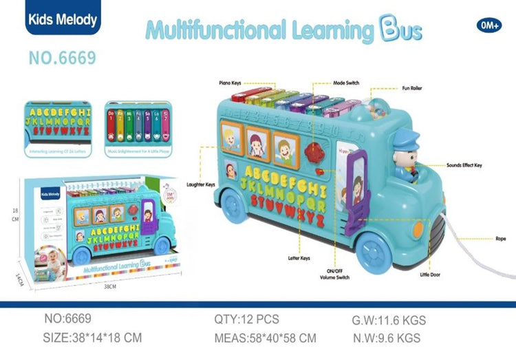 Multifunctional Bus Toy 6669