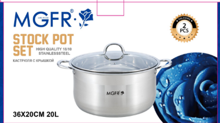 S/S Cookware 3pc 7019
