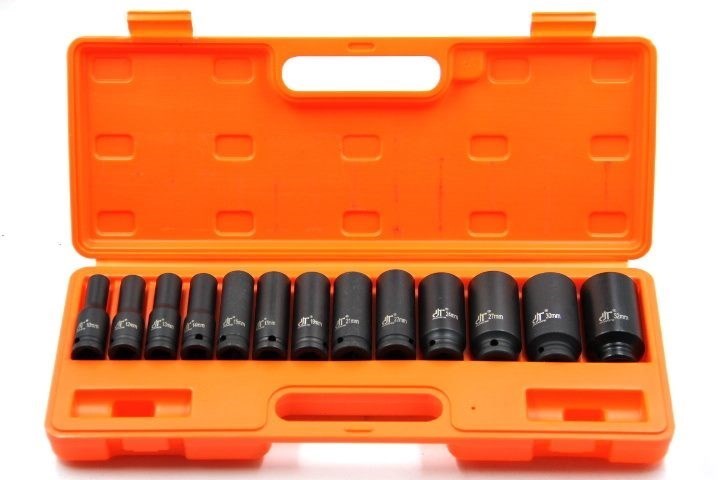 Deep Socket Set 1/2'' Dr 13Pcs DJPE-QDTT13