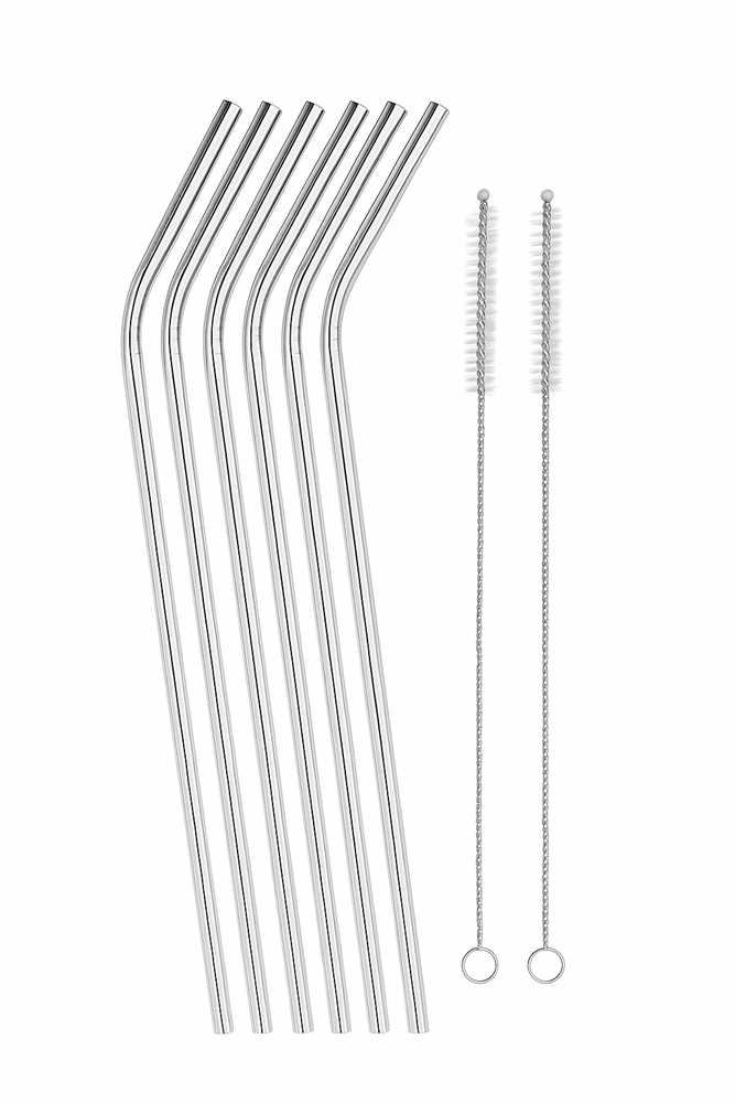 Stainless Steel Straws 6PC 722-11