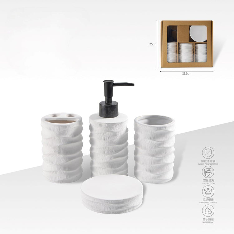Bathroom Accessories 4pc 73156