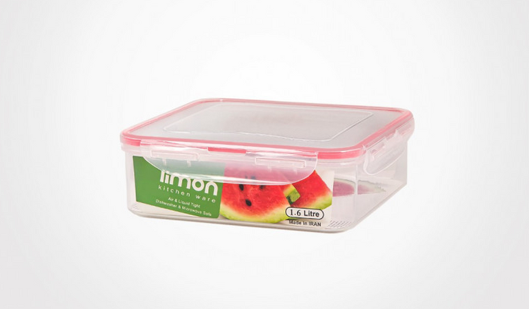 Square food container 1.6L 78835