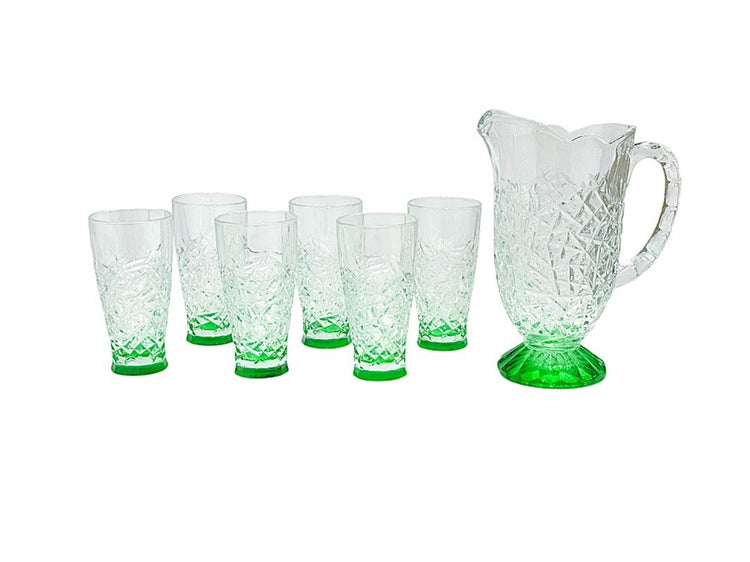 Glass Cup and Jug Set 7pc 8006-7 YJYH-L7