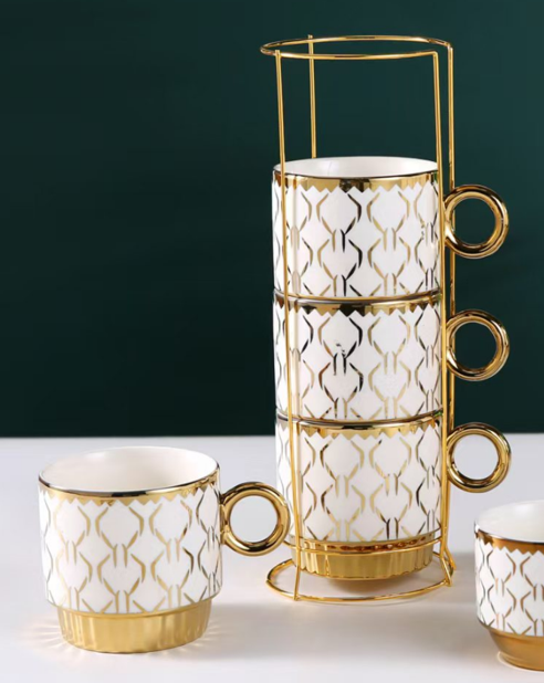 Coffee Tea Cup 5pc Set 803-17