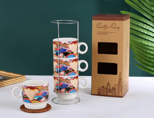 Coffee Tea Cup 5pc Set 803-19