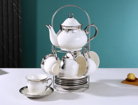 Tea Cup & Saucers 12pc Set 803-36