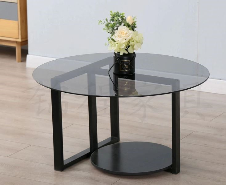 Coffee Table Black 80 x 80cm C-216