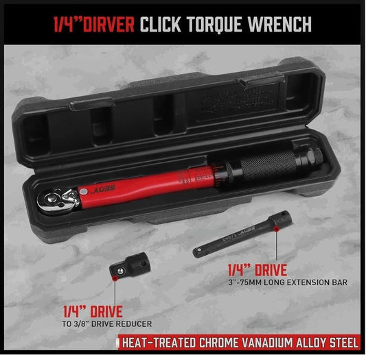 1/4'' Drive Click Torque Wrench 81028