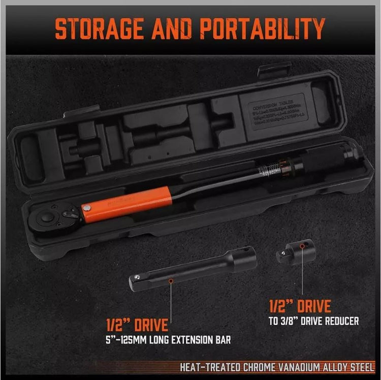 Ratchet Click Torque Wrench 4pc 81037