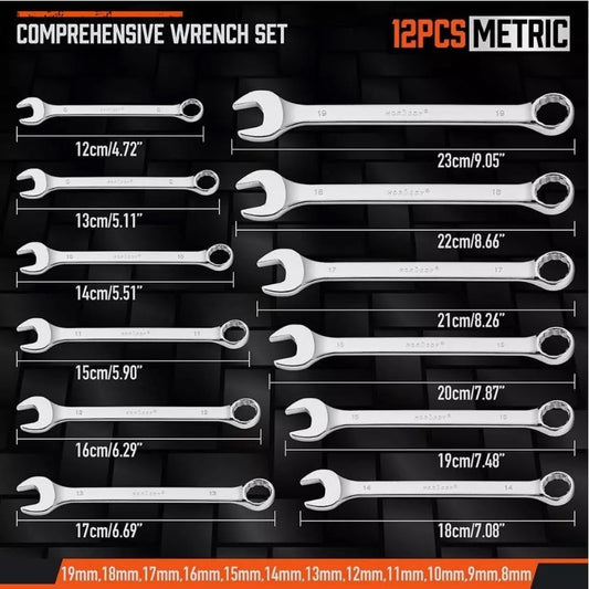 12pc Combination Wrench Set 81041