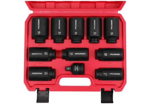 11pc Black Impact Socket Set 84020