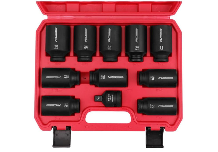 11pc Black Impact Socket Set 84020