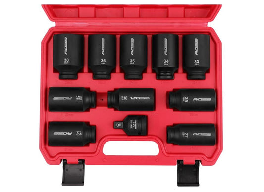8pc Black Impact Socket Set 84021