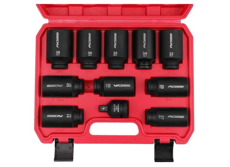 8pc Black Impact Socket Set 84021