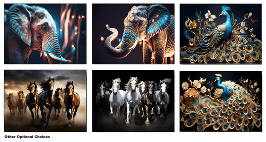 3D Crystal Painting PVC Frame 8429