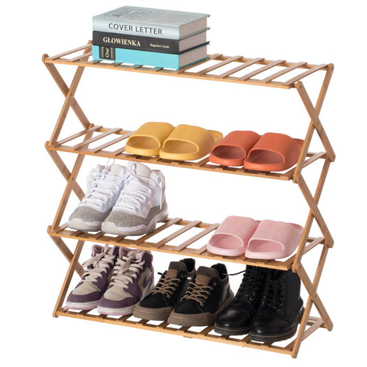 Bamboo Shoe Rack 4 Tier PD503