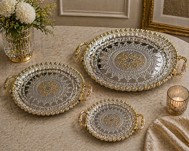 Serving Tray 3pcs 9021-SG-3P