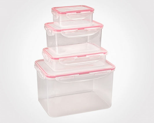 Rectangle food container set 4pc 97235